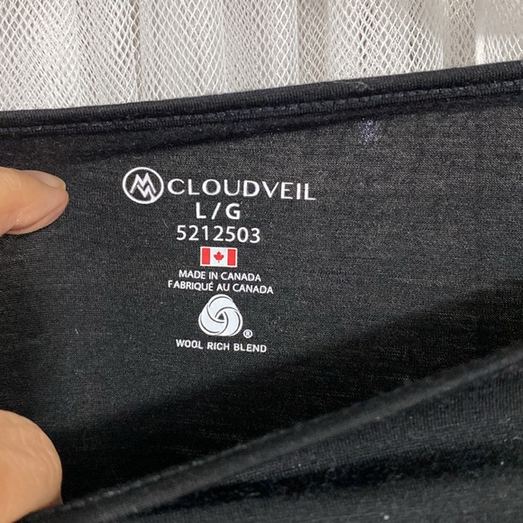 Cloudveil wool base  layer sweaters! Made in Canada 🇨🇦 skiing + all Size L - Picture 10 of 17